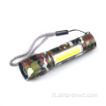 Flashlight mimetico ricaricabile con zoom mini ricaricabile USB